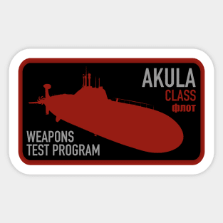 Akula Class Submarine Sticker